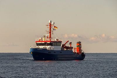 Foto von Forschungsschiff auf See