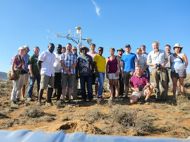 Field visit during the ARS AfricaE Annual Meeting in the Karoo, Eastern Cape, South Africa