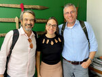André Guimarães, executive director of IPAM; Caroline Salomão, IPAM consultant; Richard Fischer, senior scientist Thünen Institute