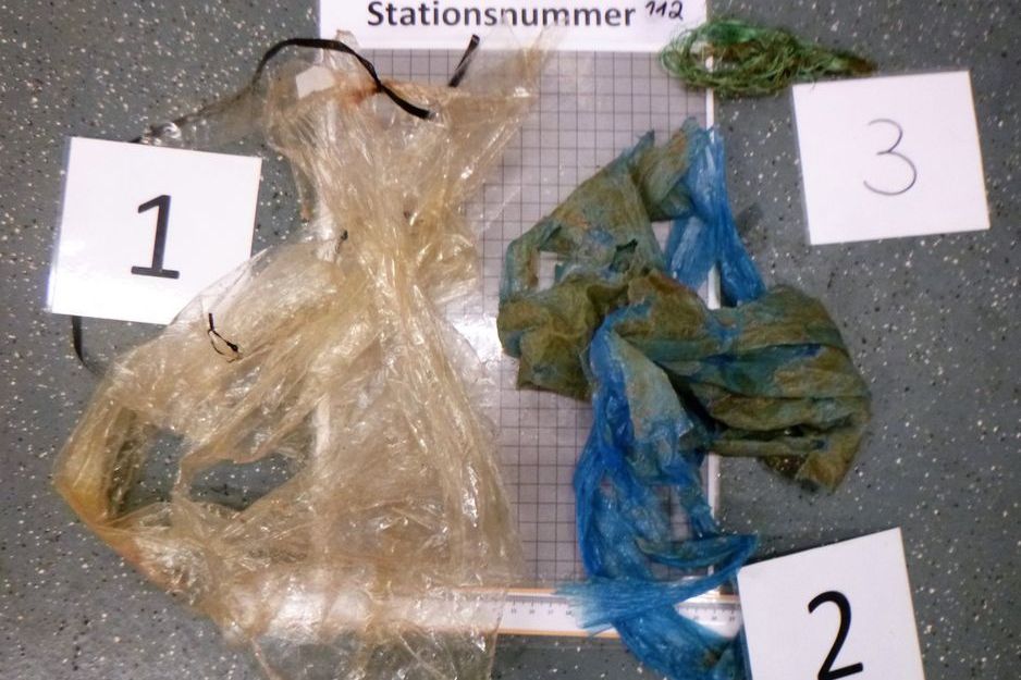 Plastik aus dem Meer, Tüten und Netzmaterial