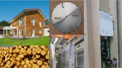 Ökobilanz-Basisdaten für Häuser in Holzfertigbauweise
