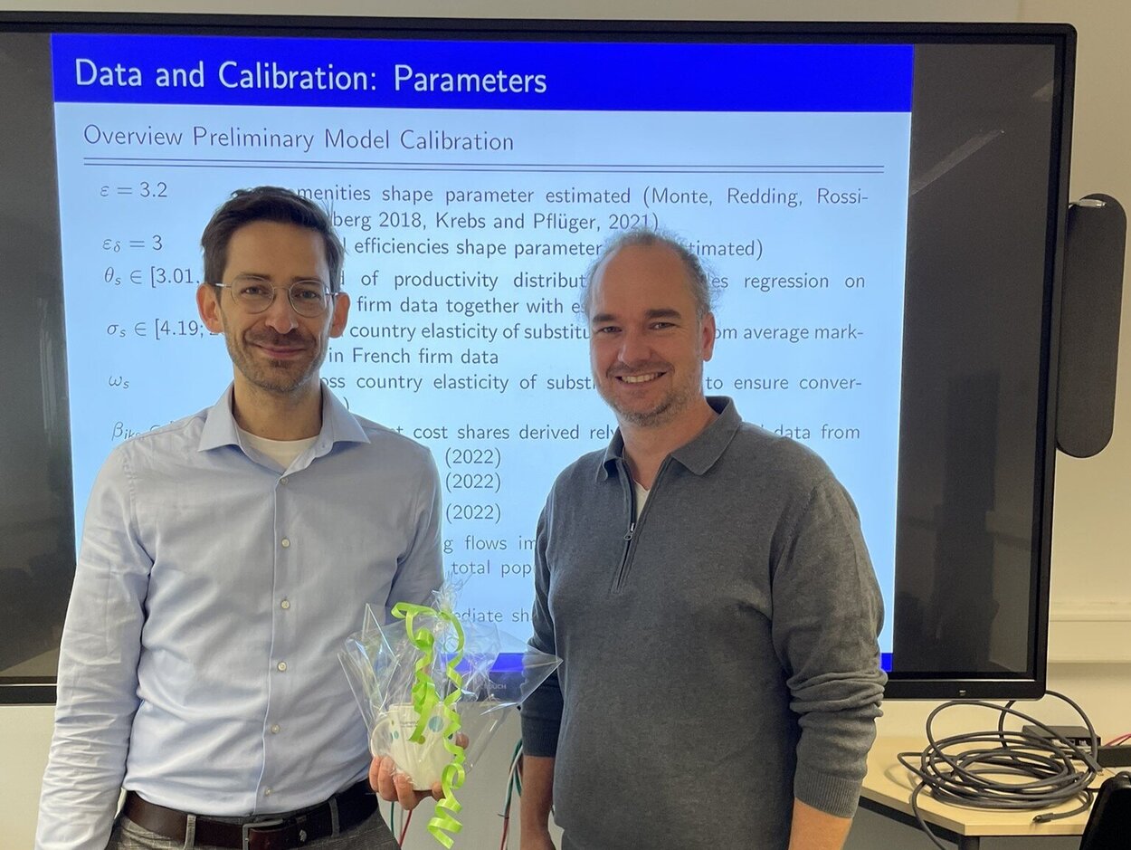 Oliver Krebs (links) und Jan Cornelius Peters