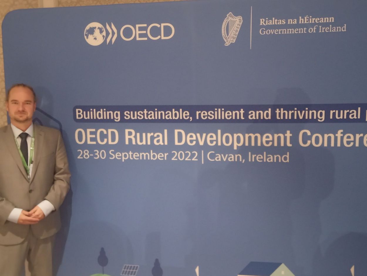 Dr Jan Cornelius Peters at the 13rd OECD Rural Development Conference 