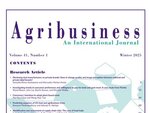Titelseite der 41. Ausgabe der Fachzeitschrift Agribsusiness.