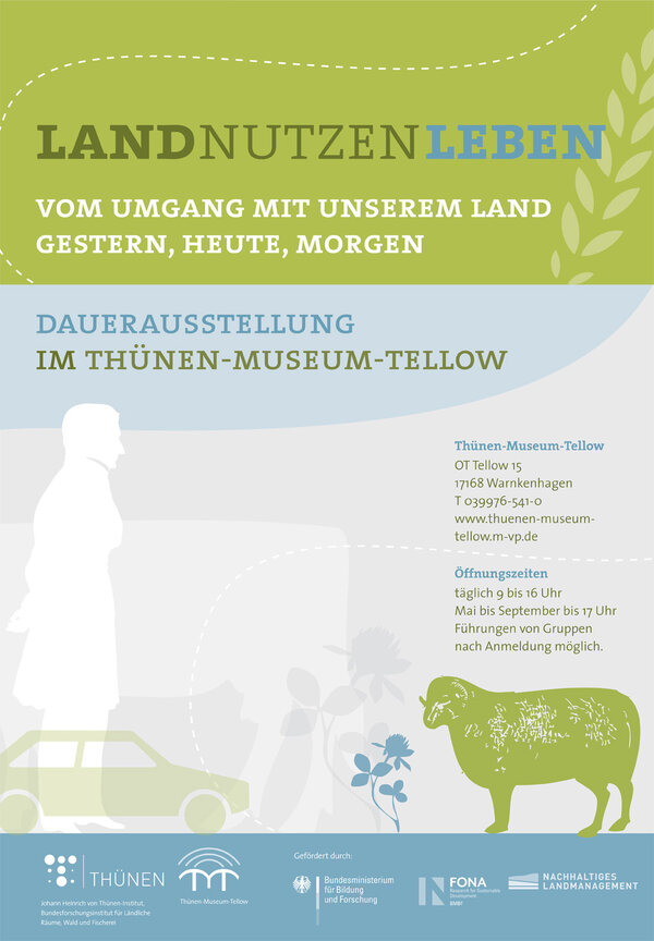 Ein Foto von dem Ausstellungsplakat 