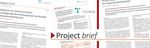 Eine Abbildung des Project brief und das Thünen Logo, soft im Hintergrund Ausschnitte von anderen Project brief.
