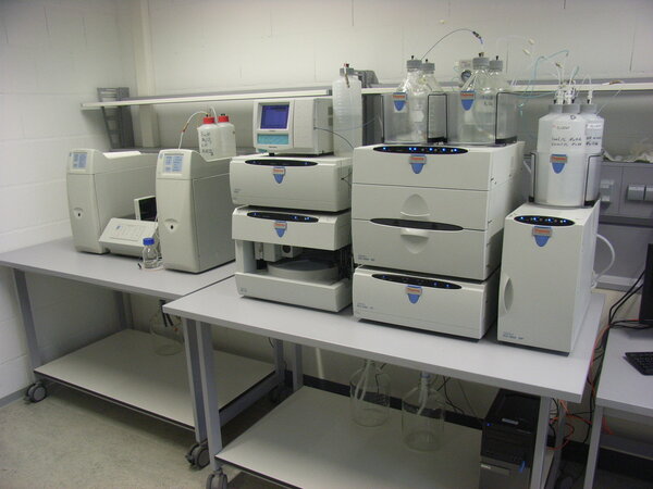 Ion chromatography and high performance anion exchange chromatography with pulsted amperometric detection (HPAEC-PAD) 