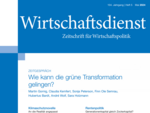 Cover of the 5/2024 issue of Wirtschaftsdienst