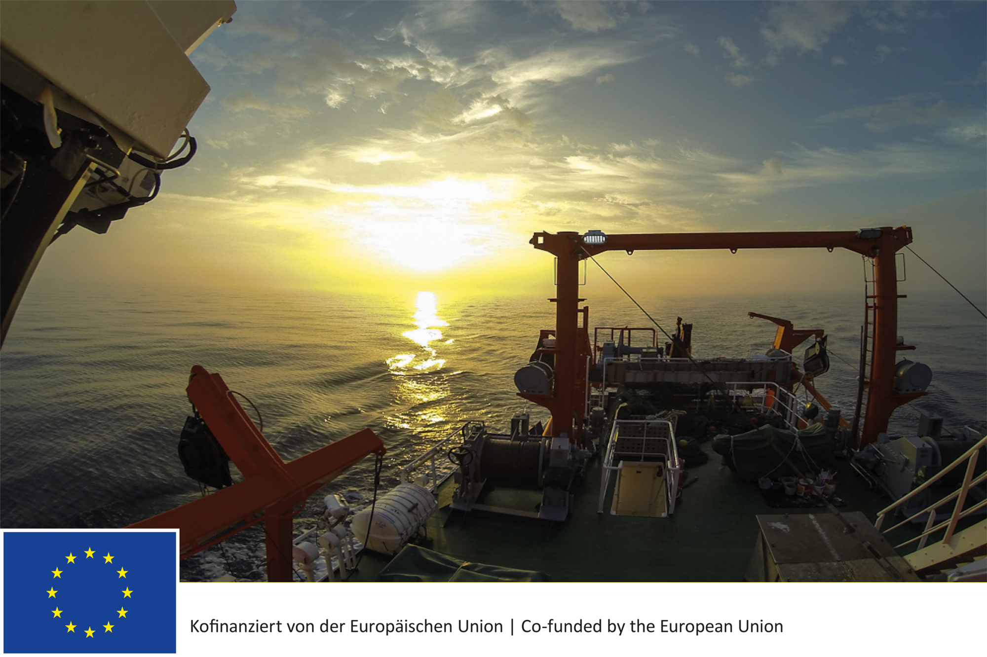 Walther Herwig III on its journey into the sunset