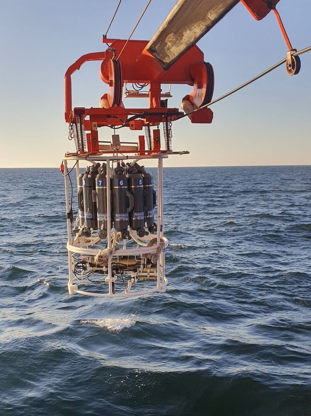 CTD is a measuring instrument for recording the physical and chemical properties of water.