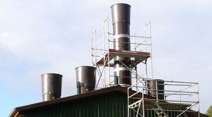 Abluftwäscher zur Abscheidung von Staub, Ammoniak und Geruch aus der Schweinehaltung