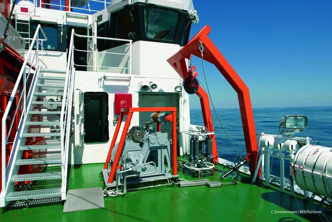 Achterdeck der Solea