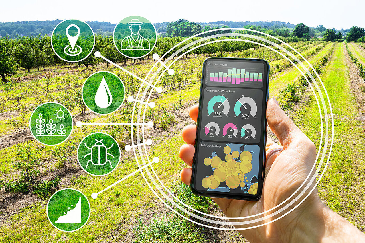 Smart Farming Digital Technology Agriculture App