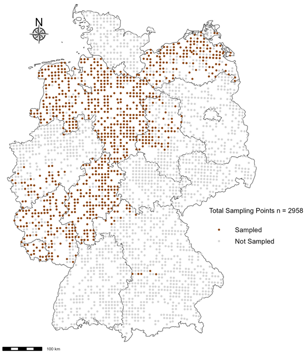 Sampling progress, as of February 2025