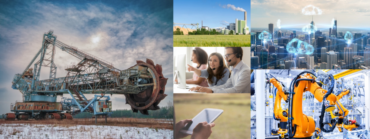 11. Sommerkonferenz der Gesellschaft für Regionalforschung Fotocollage mit Industriefotos