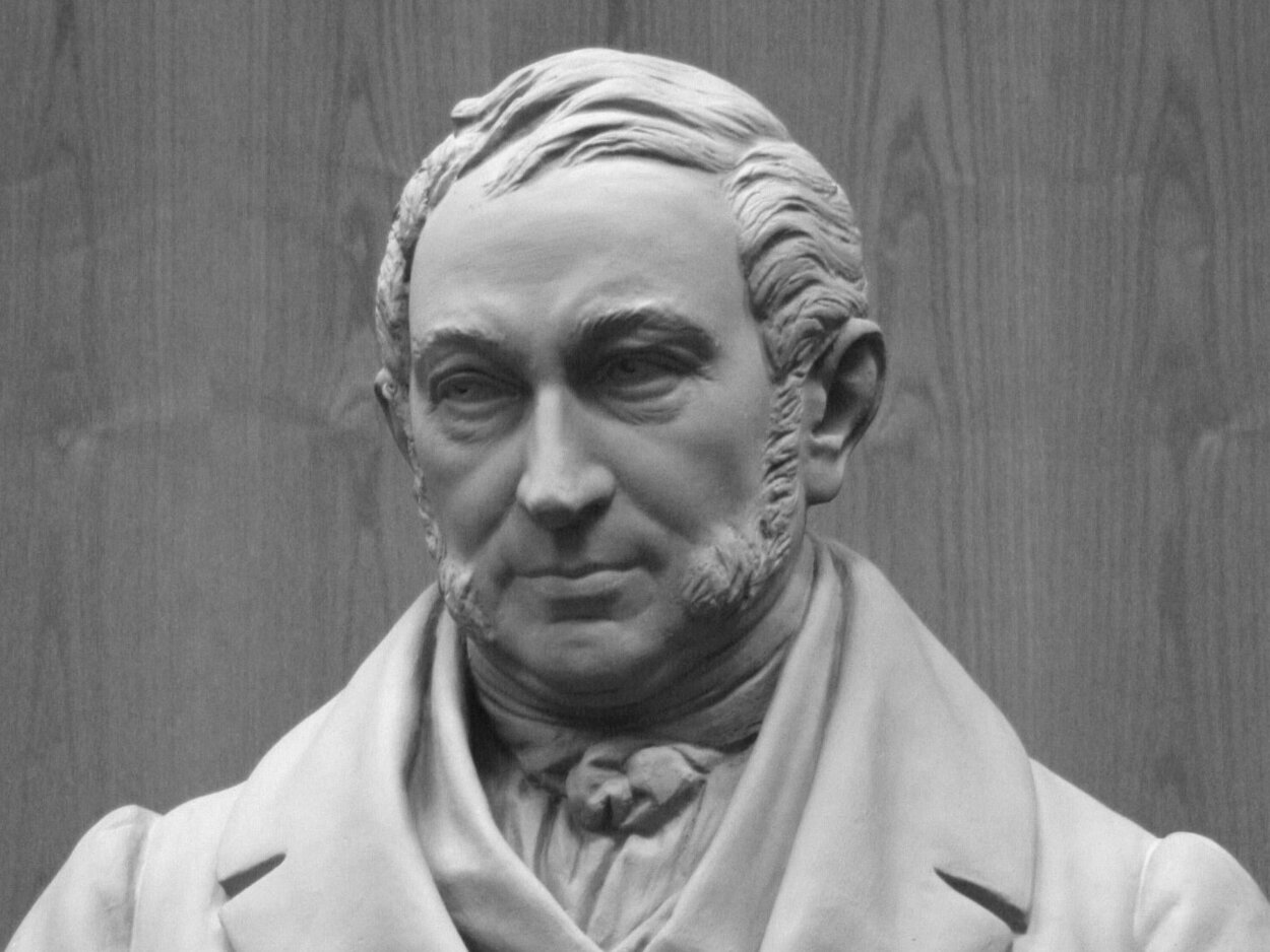 Porträtbüste von Johann Heinrich von Thünen.