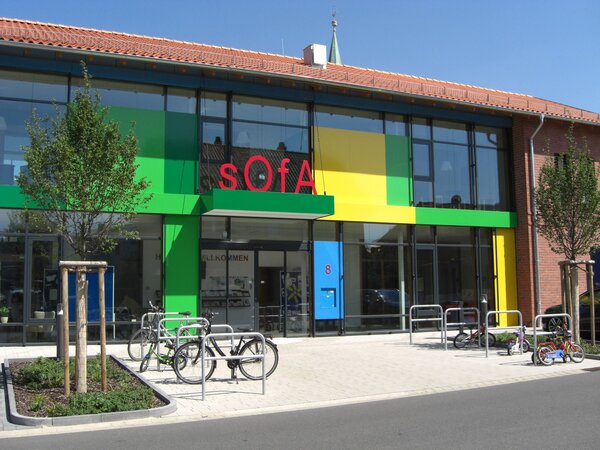 [Translate to English:] Mehrgenerationenhaus, gefördert im Rahmen der Gemeinsamen Agrarpolitik der Europäischen Union