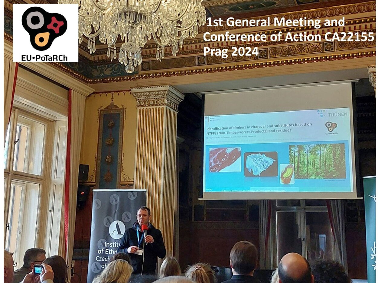 Dr. Volker Haag hält einen Vortrag bei der COST-Action (CA22155 PoTaRCh) Konferenz in Prag (03.2024)