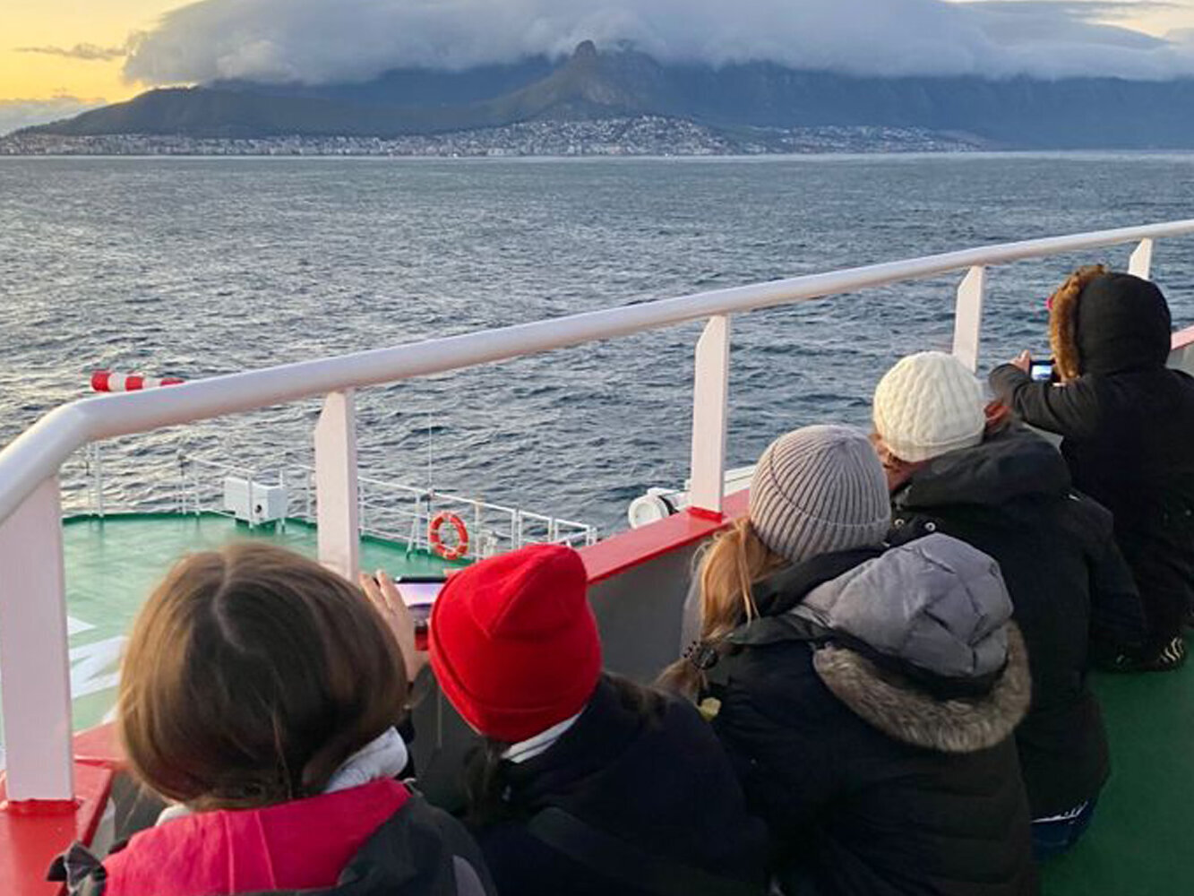 We can`t leave the ship, but we definitely enjoy the sight! We can`t leave the ship, but we definitely enjoy the sight!