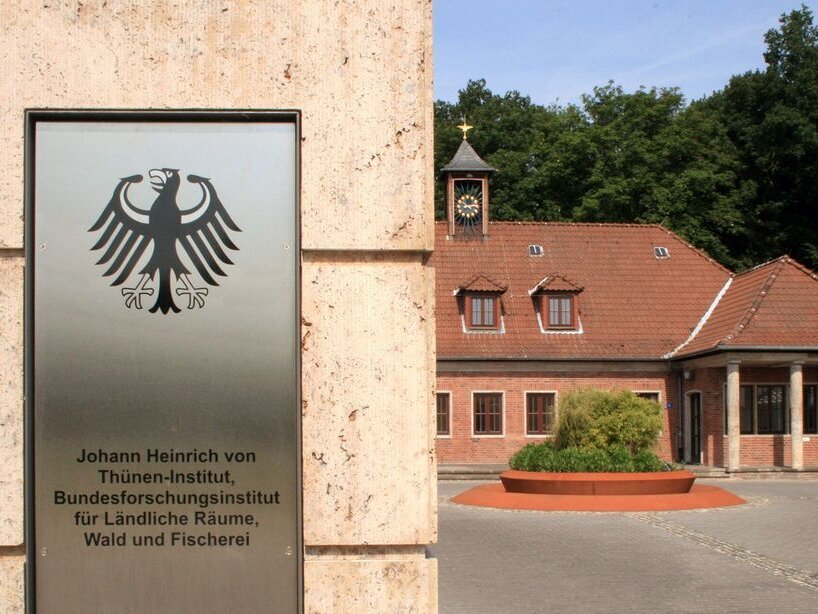 Eingangsbereich des Thünen-Instituts am Hauptsitz Braunschweig