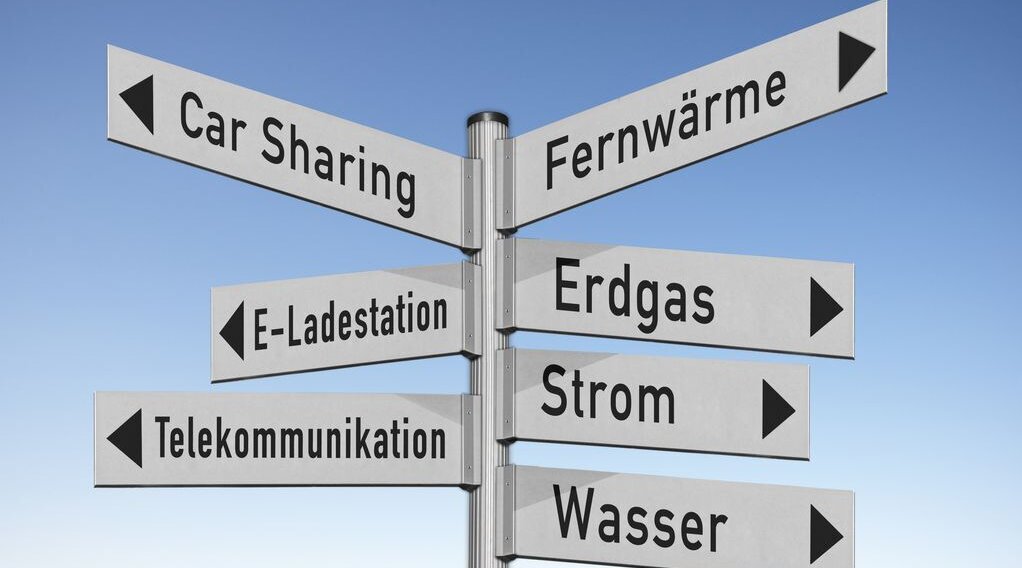 Foto: Kommunal und privatwirtschaftlich geschaffene Infrastrukturen