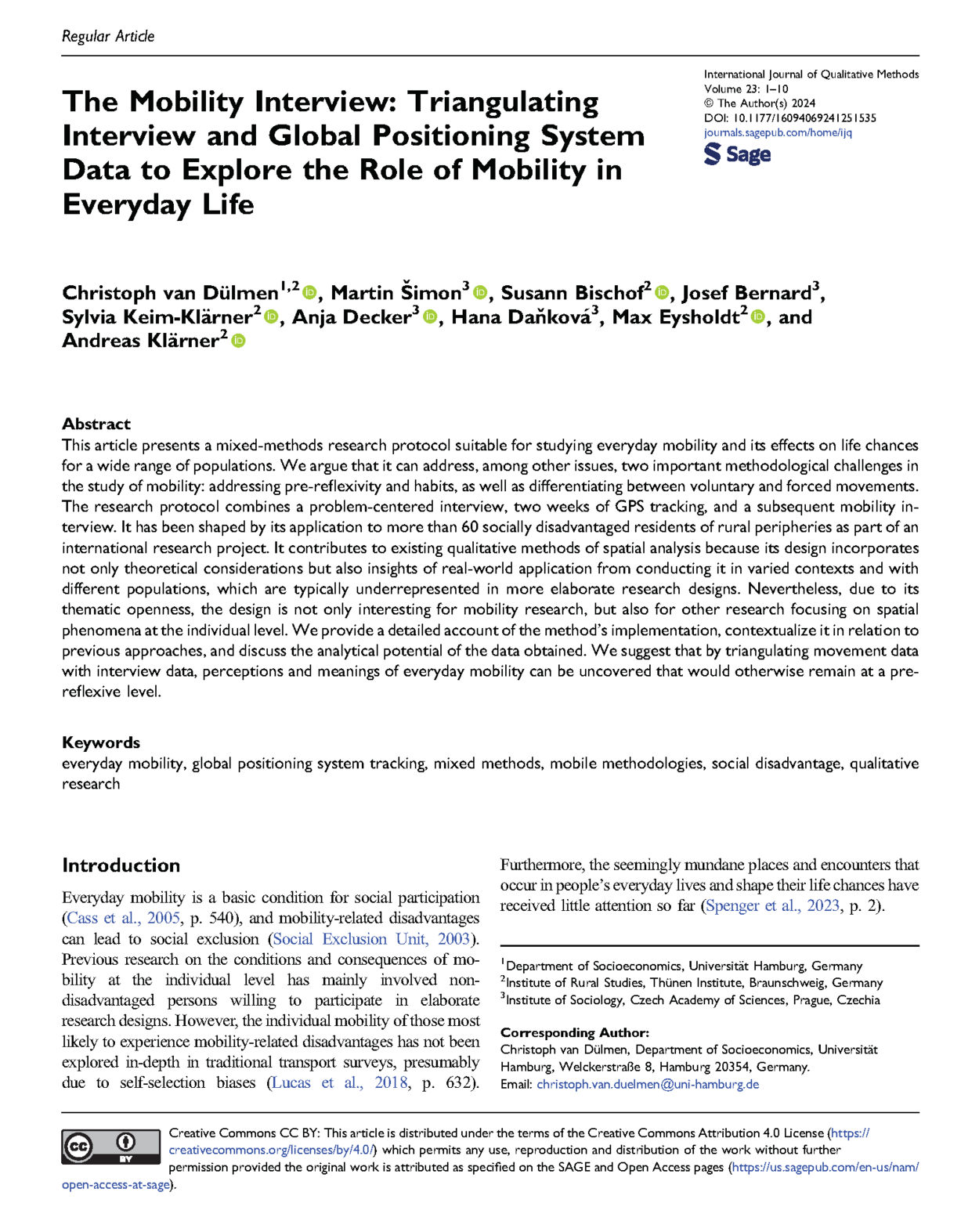 Titelseite der Publikation