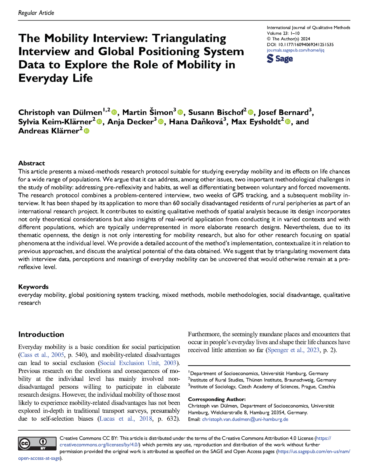 First Page of the article