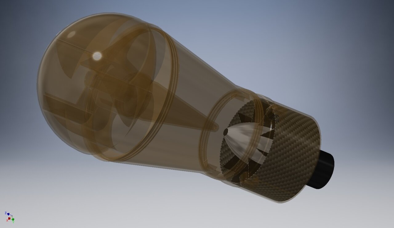 CAD-Zeichnung des neuartigen Bioarerosolsammlers