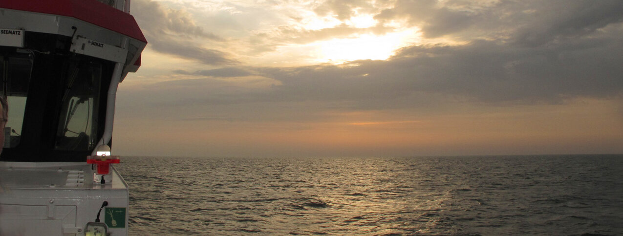 Forschungsschiff Clupea in der Nordsee