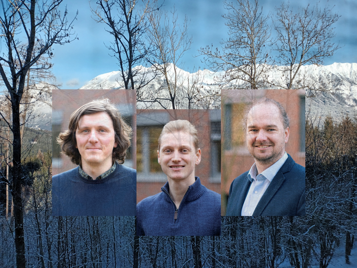 Martin Simmler, Alexander Kopka und Jan Cornelius Peters (v.l.n.r.)