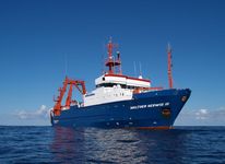 Die 1993 in Dienst gestellte Walther Herwig III ist das größte der drei deutschen Fischereiforschungsschiffe