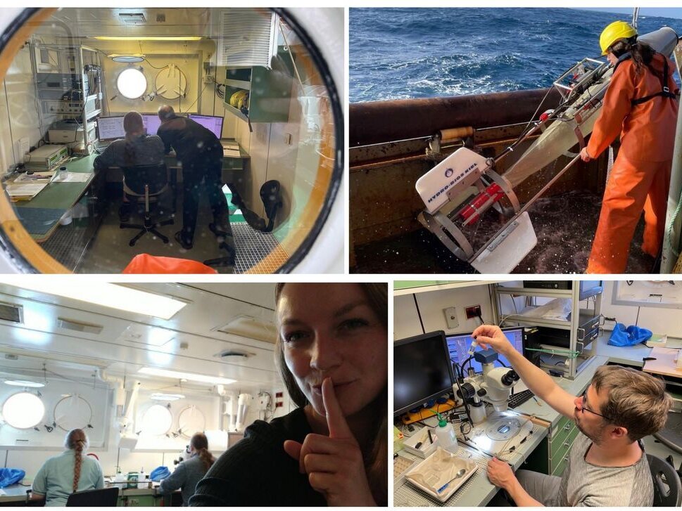 Verschiedene Arbeiten an und unter Deck