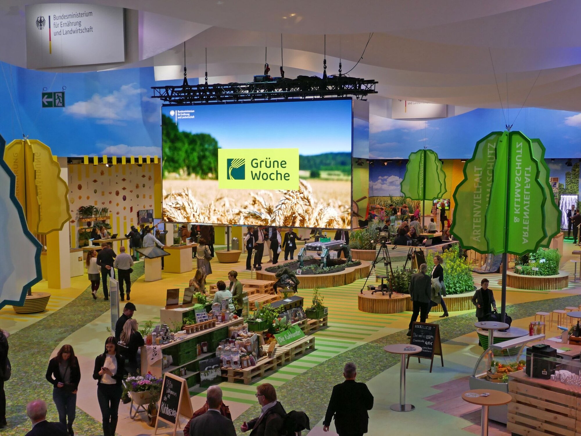 Blick in die BMEL-Halle 23a