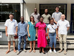 Group photo with members of the Land Systems and Sustainable Management research group