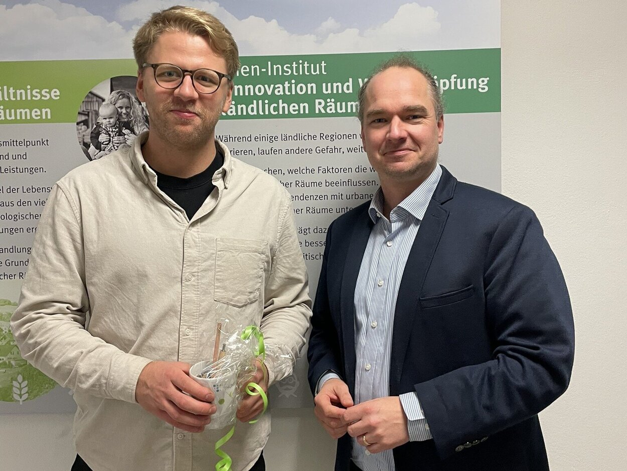 WI-Seminar december 2025 Valentin Kissman (left) and Jan Cornelius Peters