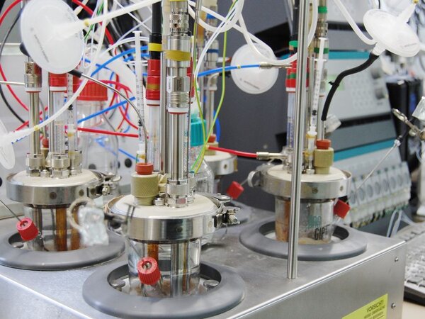 Klicken für eine Vergrösserung Multifermenteranlage 1