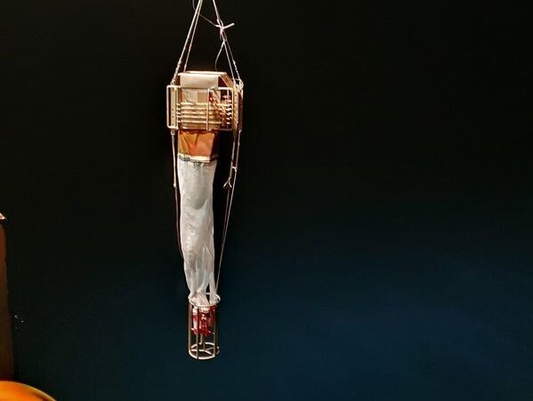 Our multinet at a nocturnal haul. Our multinet at a nocturnal haul.