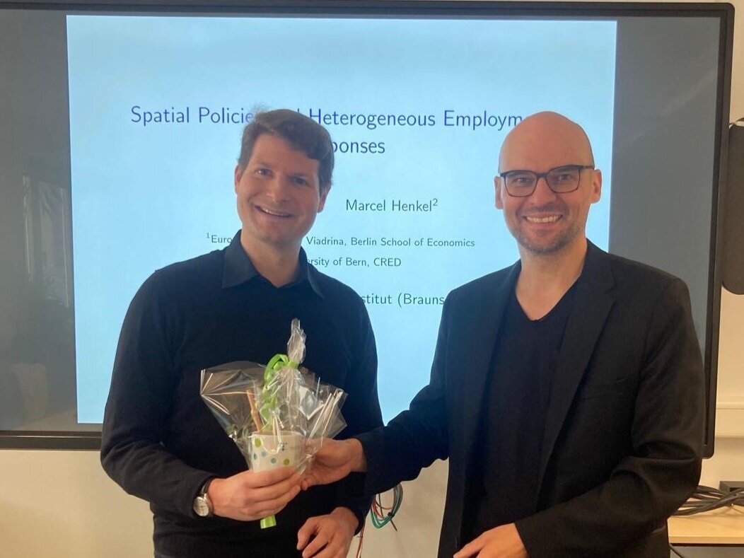 Prof. Dr. Fabian Bald und Prof. Dr. Christian Hundt