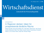 Cover der Zeitschrift Wirtschaftsdienst