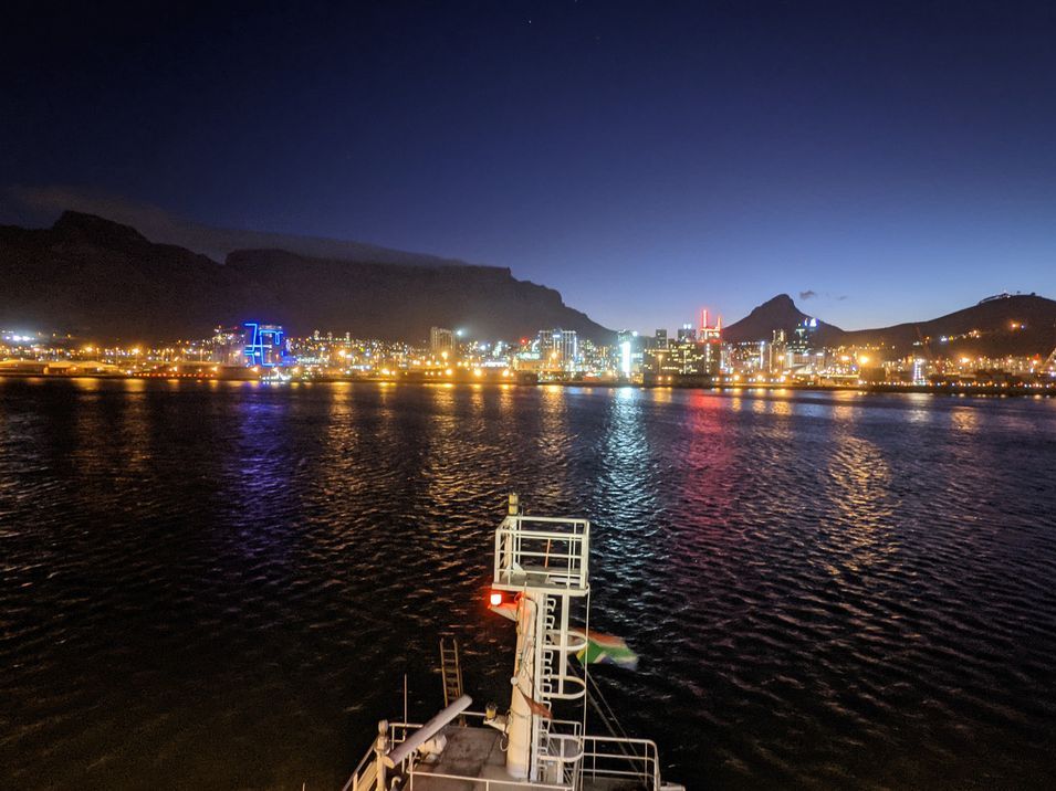 Kapstadt bei Nacht.