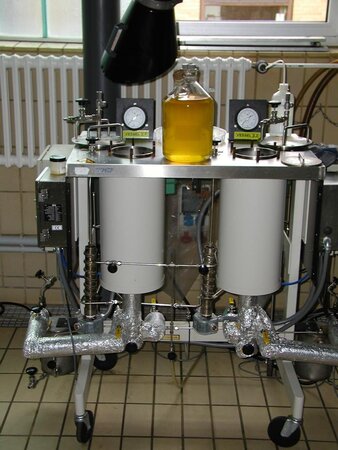 Viertopfkocher mit Laugenaustausch