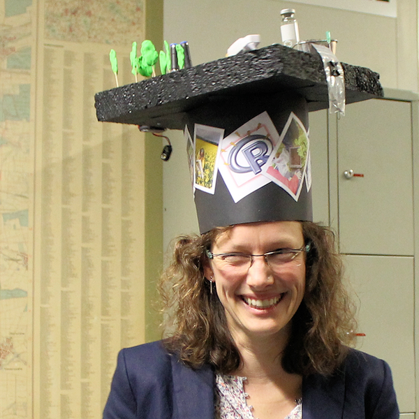 Katja Walter mit Doktorhut