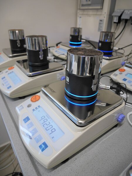 HYPROP zur Bestimmung der Wasserretention, Bodenphysiklabor Thünen