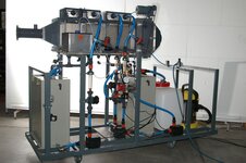 Abluftreinigungsanlage im Technikums-Maßstab