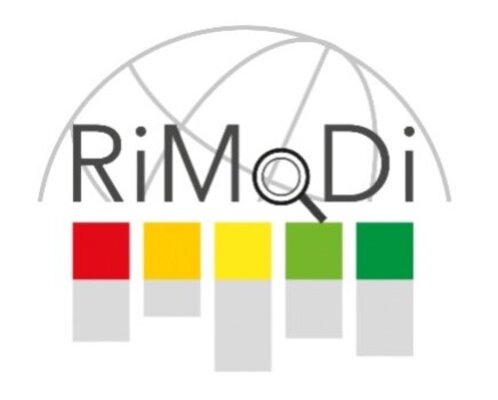 Logo mit den Buchstaben RiMoDi - risikobasierter Monitoring-Dienst zur nationalen Implementierung der EUDR
