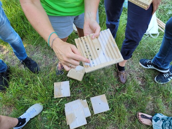 Nesting aid monitoring environmental education