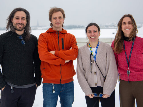 Foto von vier Wissenschaftler/innen