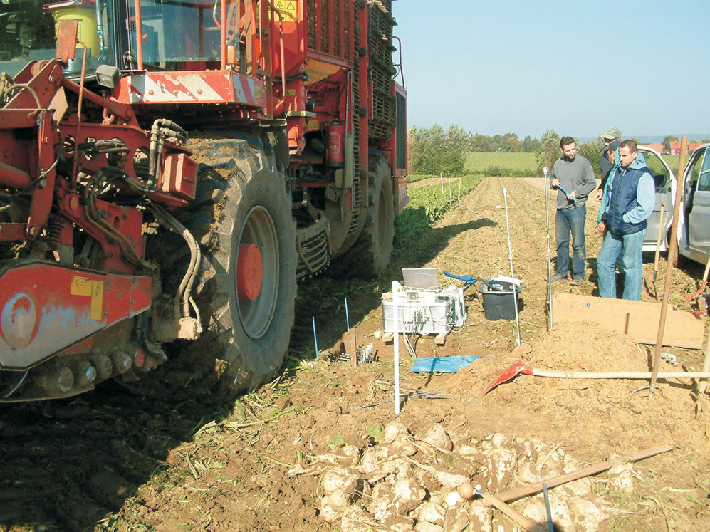 moderner Rübenroder 