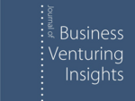 Ausschnitt der Titelseite des Journal of Business Venturing Insights