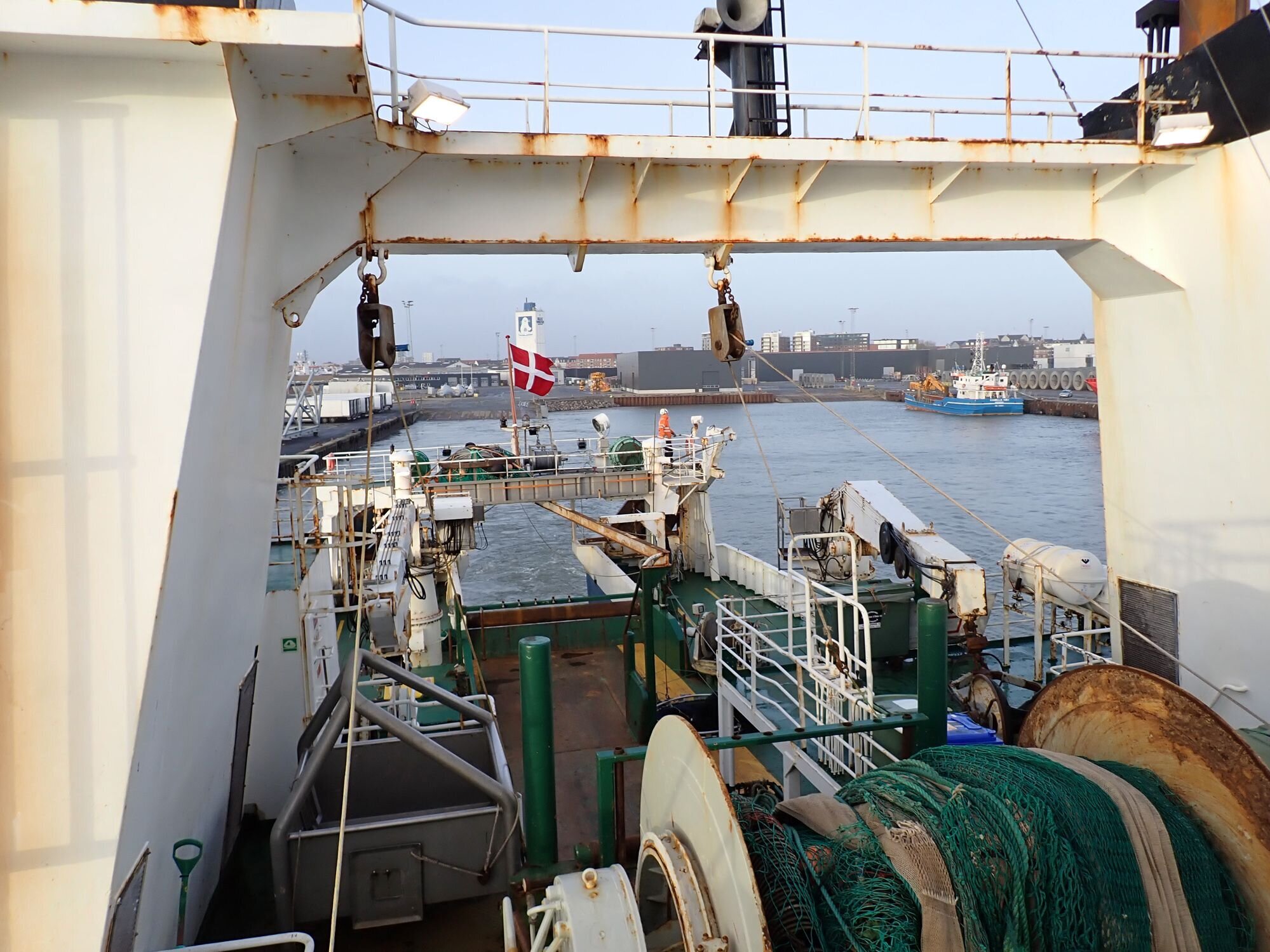 Blick über das Heck